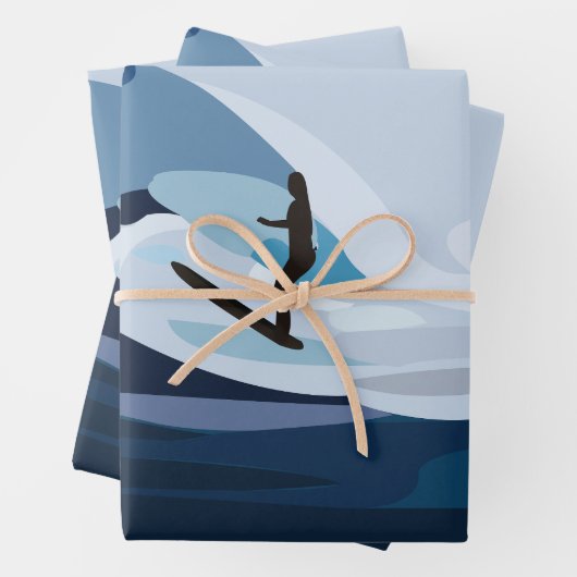 Surfer Beach Surfen Geschenkpapier Set (Beispiel)