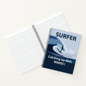 Surfer Beach Surfen Notizblock (Innenseite)