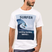 Surfer Beach Surfen T-Shirt (Vorderseite)
