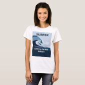 Surfer Beach Surfen T-Shirt (Vorne ganz)