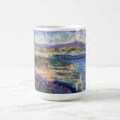 Surfer bei der Wharf-Tasse Kaffeetasse (Mittel)