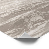 Surfer beim Surfen Poster (Ecke)