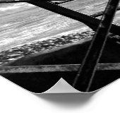 Surfer beobachten poster (Ecke)