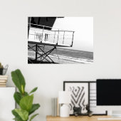 Surfer beobachten poster (Heimbüro)