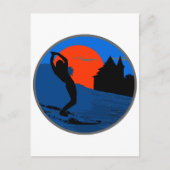 Surfer (Biarritz) Postkarte (Vorderseite)