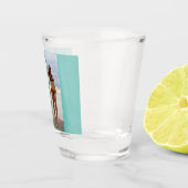 SURFER BIKINI GIRL SHOT GLASS GLASSEN SCHNAPSGLAS (Rechts)