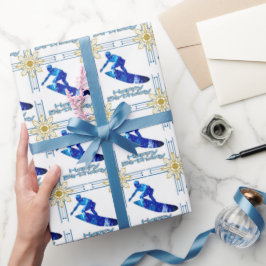 Surfer Birthday Geschenkpapier