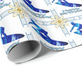 Surfer Birthday Geschenkpapier (Rolleneckpunkt)