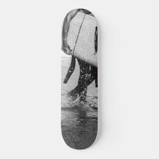 Surfer Black & White Vibes #4 #wall #art Skateboard (Vorderseite)