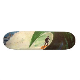 Surfer Bonzai Tuberide Hawaii Skateboard