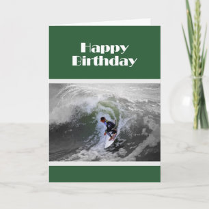 Surfer Boy Birthday Card Karte