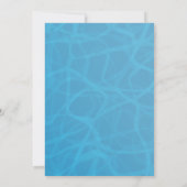 Surfer Boy Birthday Party Einladung (Rückseite)