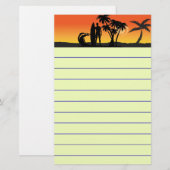 Surfer Briefpapier (Vorne/Hinten)