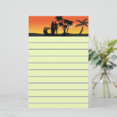 Surfer Briefpapier (Stehend Vorderseite)