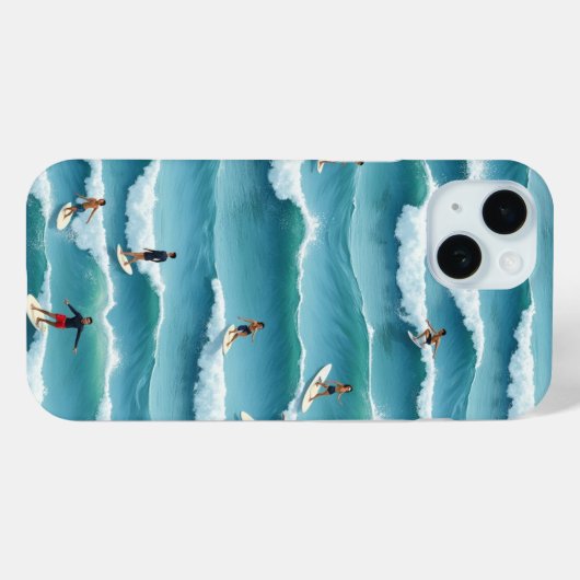 Surfer Case-Mate iPhone Hülle (Rückseite (Horizontal))