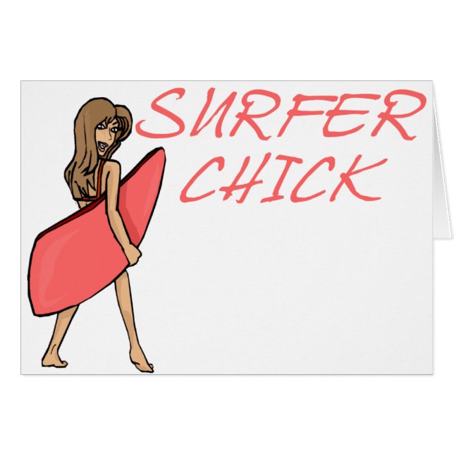 Surfer Chick (Vorderseite (Horizontal))