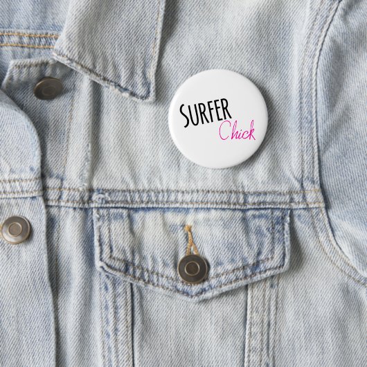 Surfer Chick Button (Beispiel)