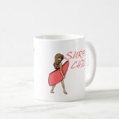 Surfer Chick Kaffeetasse (VorderseiteRechts)