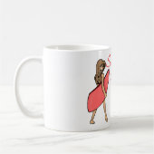 Surfer Chick Kaffeetasse (Links)