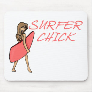Surfer Chick Mousepad
