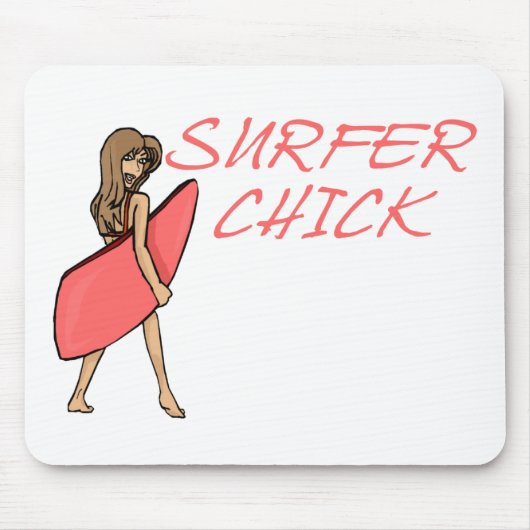 Surfer Chick Mousepad (Vorne)