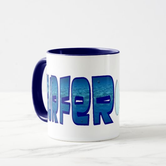 Surfer Chick Tasse (Vorderseite Links)
