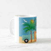 Surfer Coffee Tasse (Vorderseite Links)
