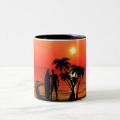 Surfer Coffee Tasse (Mittel)