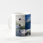 Surfer-Collagen-Tasse Kaffeetasse (Vorderseite Links)