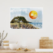 Surfer-Cove Poster (Küche)