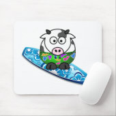 Surfer Cow Mousepad (Mit Mouse)