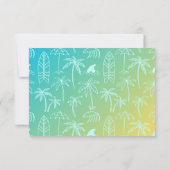 Surfer Dankeschön Karte (Rückseite)