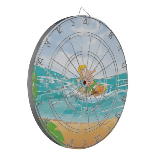 Surfer Dartscheibe (Vorderseite Links)