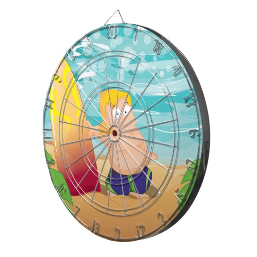 Surfer Dartscheibe (Vorderseite rechts)