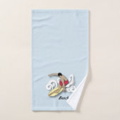 Surfer Design Badhandtuch Set (Handtuch)