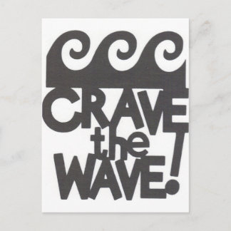 Surfer-Design Postkarte