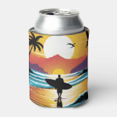 Surfer Dosenkühler (Kanne Vorderseite)