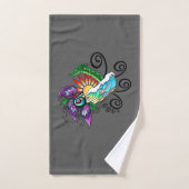 Surfer Dude Cartoon Badhandtuch Set (Handtuch)