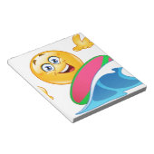 Surfer-Emoji Notizblock (angewinkelt)