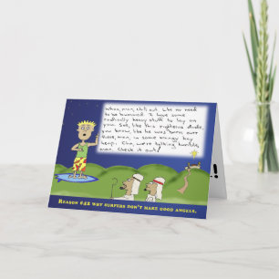 Surfer Engel Feiertagskarte