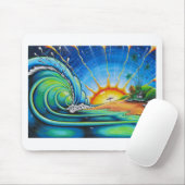 Surfer-Entwurf Mousepad (Mit Mouse)