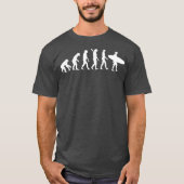 Surfer Evolution Surfboard Surfing Funny Retro T-Shirt (Vorderseite)