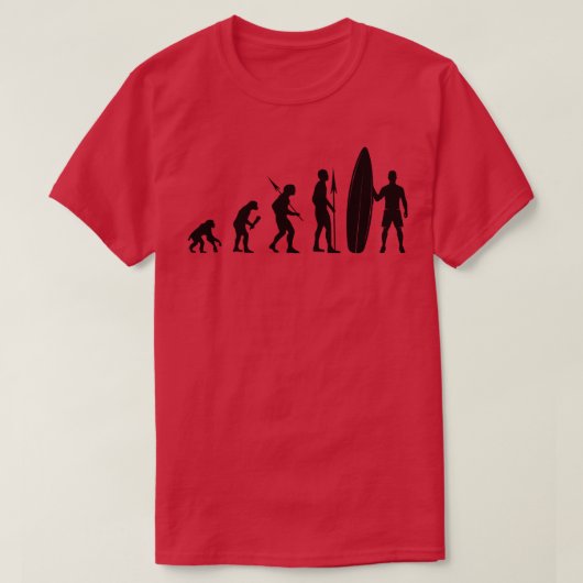 Surfer-Evolution T-Shirt (Design vorne)