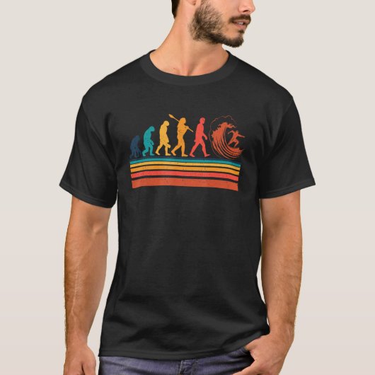 Surfer-Evolution T-Shirt (Vorderseite)