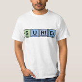 Surfer gemacht von den Elementen T-Shirt (Vorderseite)