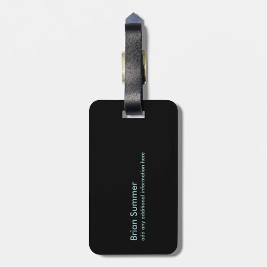 Surfer Gepäckanhänger (Rückseite vertikal)