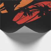 Surfer Geschenk Vintag Surfbrett Strand Geschenkpapier (Ecke)