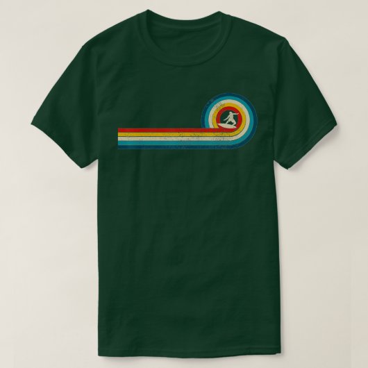 Surfer Geschenk Vintag Wave Retro Surfstrand T-Shirt (Design vorne)