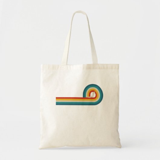 Surfer Geschenk Vintag Wave Retro Surfstrand Tragetasche (Vorne)