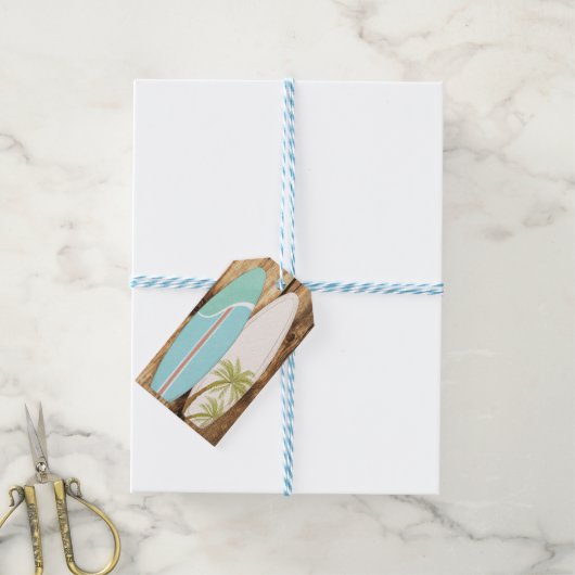 Surfer Geschenkanhänger (Mit Garn)